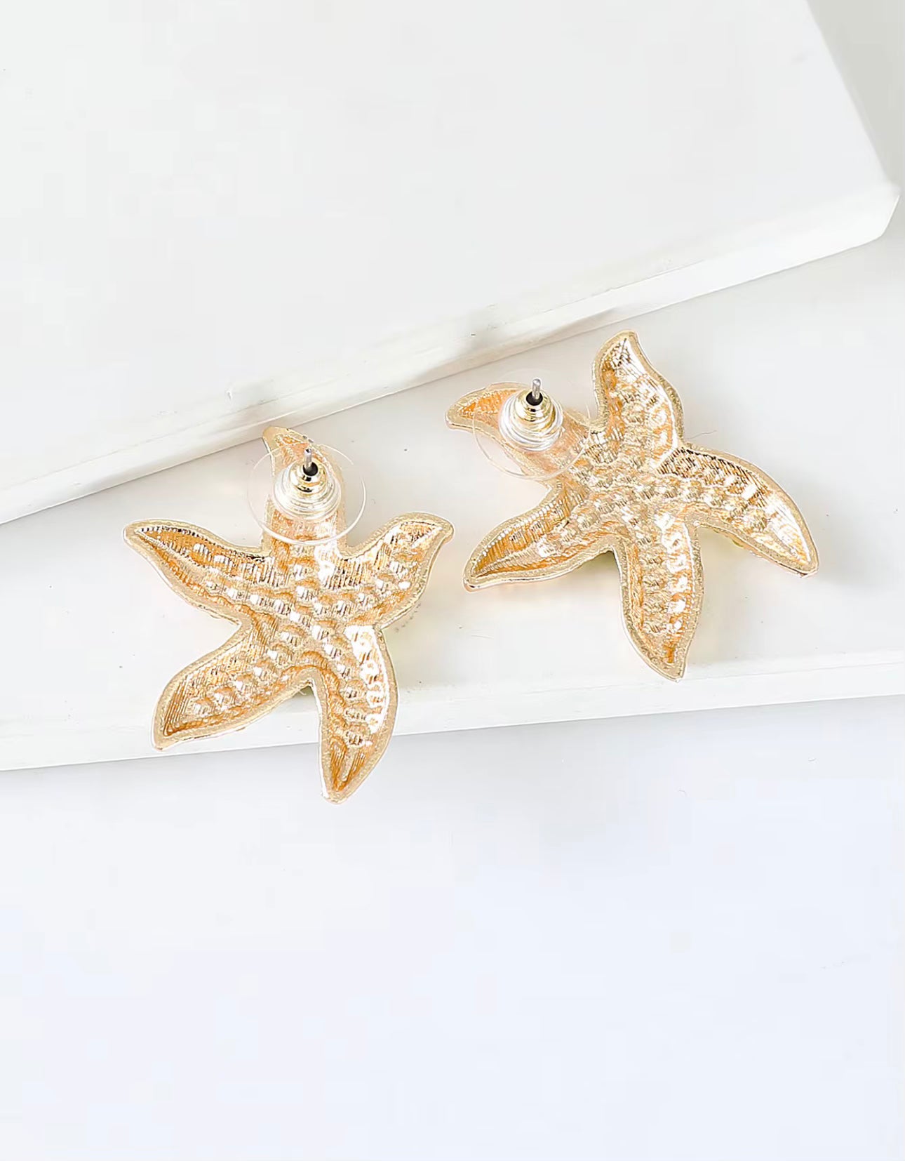 Starfish Studs - Blue Gems